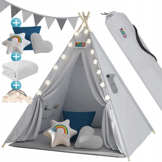 Stan pre deti - Spielwerk 109525 detský stan 120x120x160 cm šedý